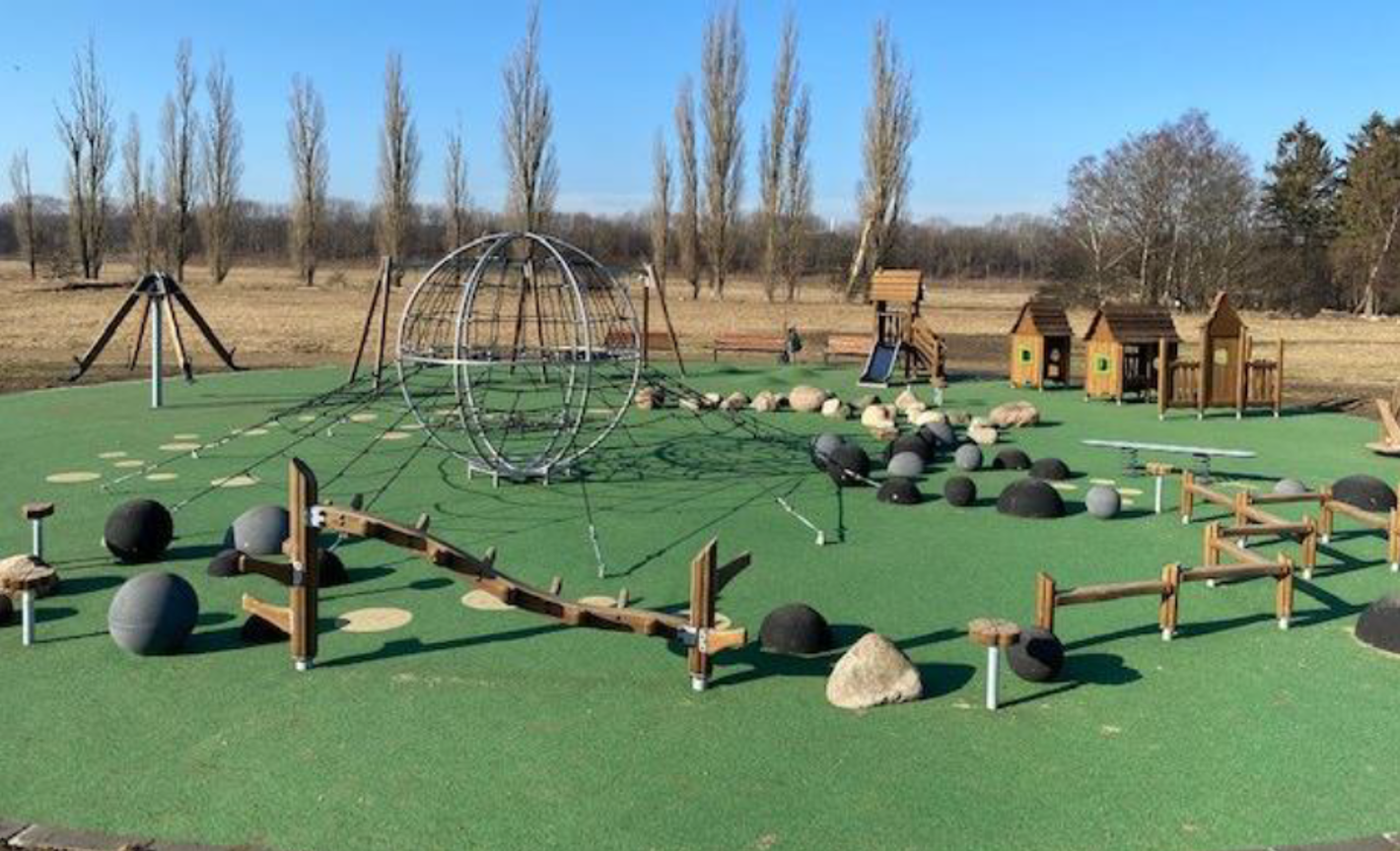 Billedet viser legecirklen ved Novozymes