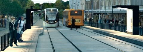 Letbane-Centrum udsnit