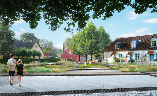 Klimatilpasning og regnvandsanlæg i Bondebyen, Lyngby-Taarbæk