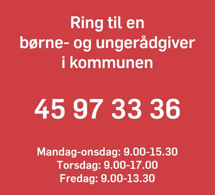 Din Side - Ring til en børne- og ungerådgiver i kommunen 45973336