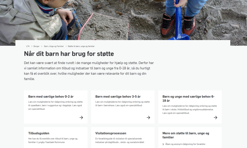 Ny hjemmeside til børn, unge og familier med behov for støtte
