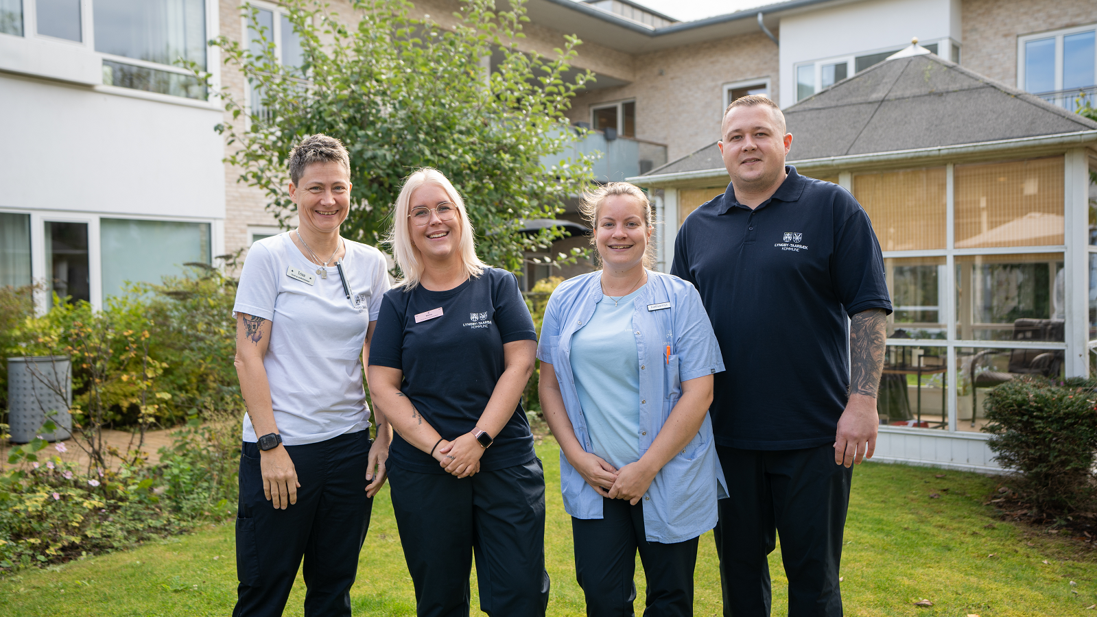 Fire medarbejdere fra Plejecenter Bredebo