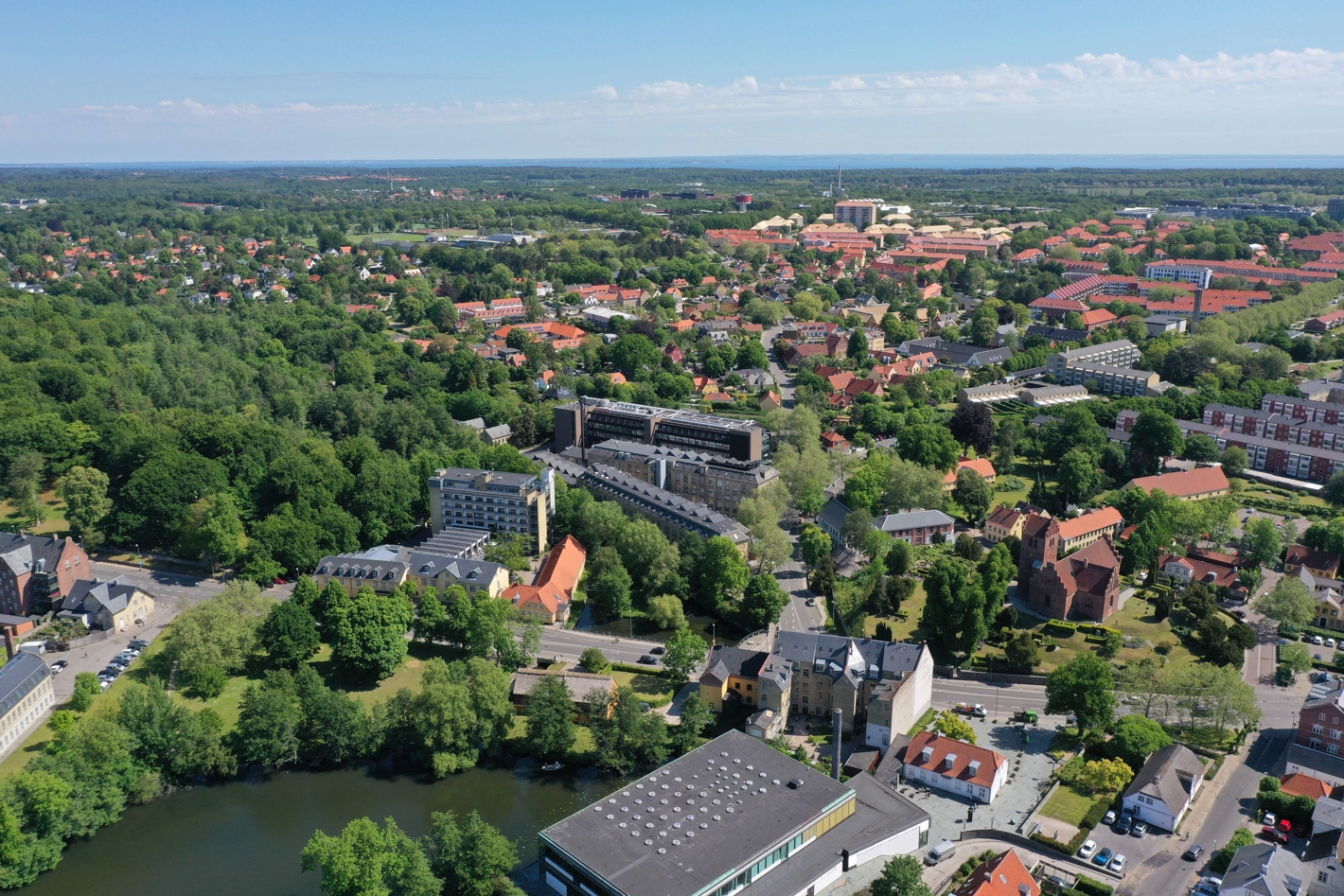 Kongens Lyngby Dronebillede