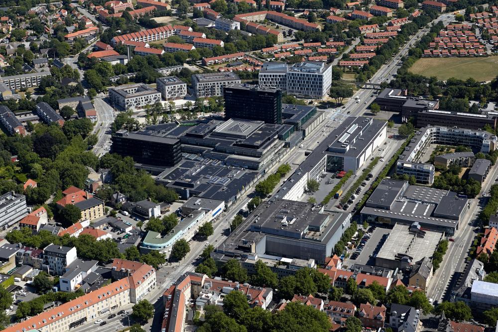 Luftfoto af Klampenborgvej