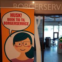 Borgerservice - Kiri: Husk, book tid til borgerservice