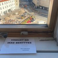 vinduesskade Lyngby Rådhus må ikke åbnes
